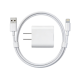 Single USB Wall Charger with Braided Lightning Cable Set