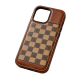 Plaid Pattern Leather Texture Phone Case