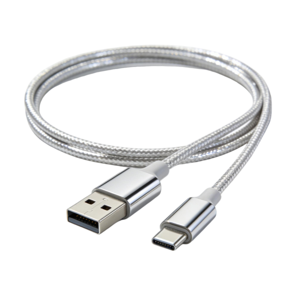 Shiny Braided USB-A to Type-C Fast Charging Cable